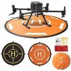 MMOBIEL Aire datterrissage Drone Landing Pad Imperméable 55 cm pour drones hélicoptères télécommandés DJI Mavic Mini 2 / Zoo