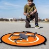 Drone Landing Pad 75cm Pad datterrissage pour Drones Indoostrial Piste Pliable datterrissage Tapis D’atterrissage Pliable é