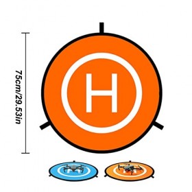 Drone Landing Pad 75cm Pad datterrissage pour Drones Indoostrial Piste Pliable datterrissage Tapis D’atterrissage Pliable é