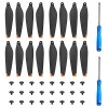 Lot de 2 paires dhélices pour drone DJI Mini 3 Pro, 8 pièces Drone Wing Spare Blade pour DJI Mini 3 Pro Fly More Kit dacces