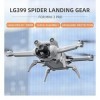 LTSKY Mini 3 Pro Cadre datterrissage pliable pour DJI Mini 3 Pro Drone Extension Protective Foot Stand Quick Release Spider 
