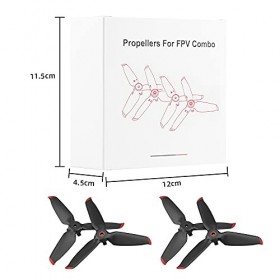 DERAY | 5328S Hélices pour drone DJI FPV Combo FPV pour drone FOV Racing, Fly more | Hélice à dégagement rapide | 4 pièces/2 
