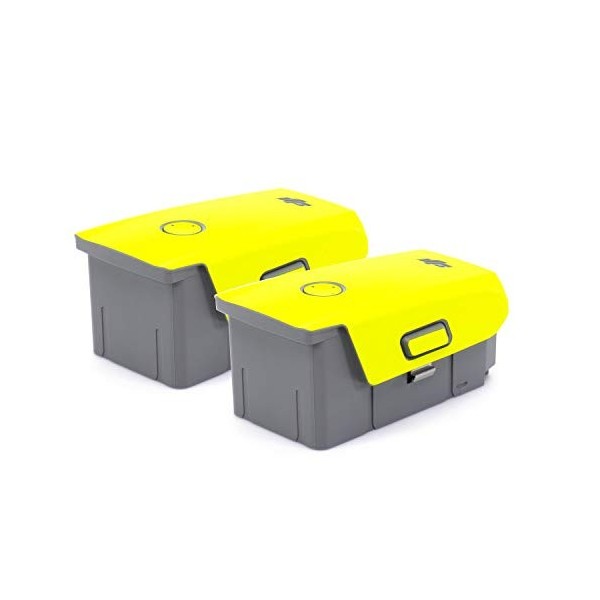 Wrapgrade Skin Compatible avec Mavic Air 2 & Air 2S | 2 Batterie Neon Yellow 