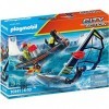 Playmobil City Action 70141 Sea Rescue: Water Rescue with Dog, for Ages 4+