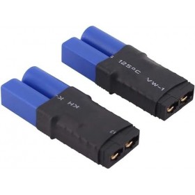 YUNIQUE France 2 pièces Mâle EC5 à Femelle TRX Traxxas Connecteur Adaptateur pour RC Model Making