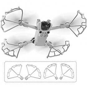 Hensych Lot de 4 demi-circonférences à dégagement rapide pour mini 3 Pro - Protection dhélice - Coque de protection pour ven