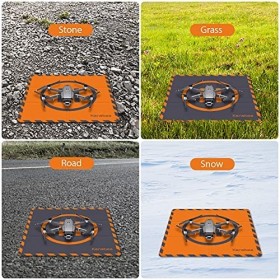 KENOBEE Drone Landing Pad 50cm, Tapis D’atterrissage Pliable pour DJI Mini 2/ DJI Mini 3 Pro/Mini SE/Mavic Mini/Air 2S/ Air 2