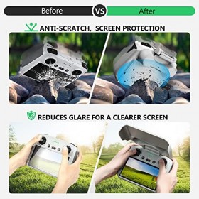 STARTRC Mini 3 Pro 2 en 1 Pare-soleil, joysticks RC Protection solaire pour DJI Mini 3 Pro/Mini 3/Air 2S/Mavic 3 Classic/Mavi