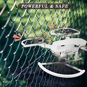 Mavic Mini 2 hélices avec protection dhélice pour train datterrissage à jambes étendues, protection contre le bruit à libér