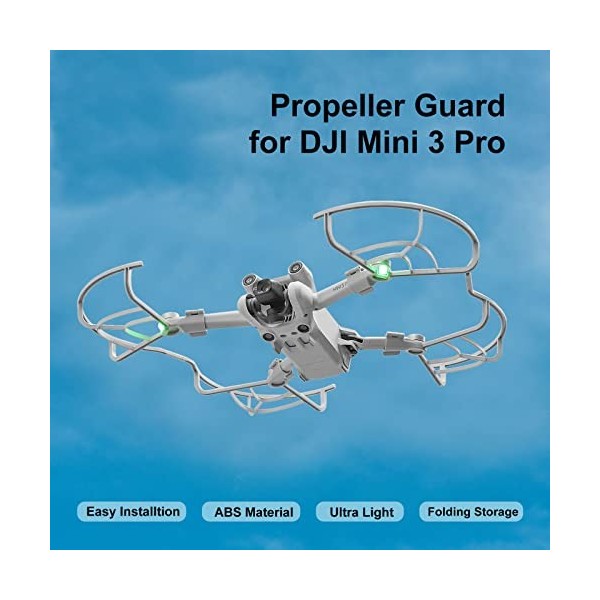 Sekepingo Cage de Protection Dhélice de Drone Protège-hélice 360° Anti-collision et Sécurité de Vol Gardes Sont pour Drones 