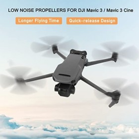 iEago RC Mavic 3 Hélices Pliables Faible Bruit Dhélices Hélice de Rechange Lames CW et CCW Props Dégagement Rapide Pagaie po