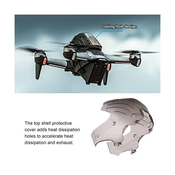 Coque Supérieure De Drone, Coque Supérieure davion pour DJI FPV Drone Protection Boîtier Supérieur Accessoires De Drone