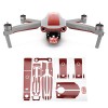 Wrapgrade Skin Compatible avec DJI Mavic Air 2 | Accent Color B Japan Red 
