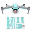 Wrapgrade Skin Compatible avec DJI Mavic Air 2 | Accent Color B Japan Red 