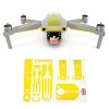 Wrapgrade Skin Compatible avec DJI Mavic Air 2 | Accent Color B Japan Red 