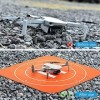 Tapis datterrissage Tmom pour drone - 55 cm - Pliage rapide - Imperméable - 420 g - Plateforme datterrissage coupe-vent - P
