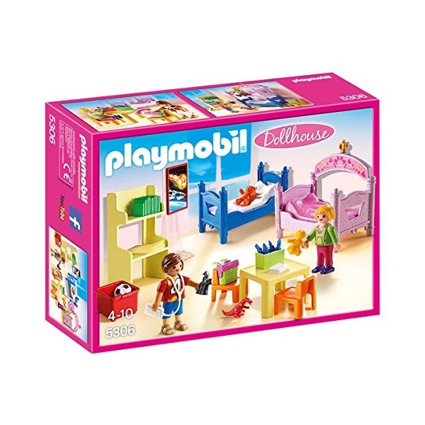 Playmobil - 5306 - Chambre denfants avec lits superposés