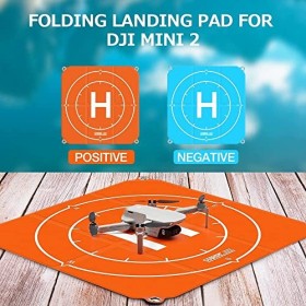 RIGINADO Mavic Mini 4 Pro Accessoires de tapis datterrissage de drone 50 cm, accessoire datterrissage de drone pliable, tap