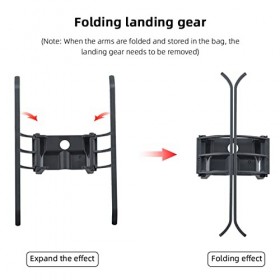 Astibym Train Datterrissage, Protection Dextension de Hauteur à Dégagement Rapide Pliable pour Beast 3 SG906 Max Support de