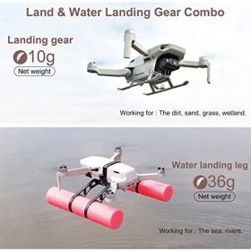 Train et jambe datterrissage Mavic Mini 2 SE pour DJI Mini 2 SE/Mini 2/ Mavic Mini Sea End Land Extender Kits de pièces dat