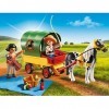 Playmobil 6948 Enfants avec Chariot et Poney