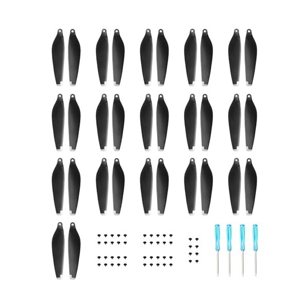 32 Pièces Hélice pour DJI Mini 4 Pro/Mini 3 Pro Hélice de Rechange pour DJI Mini 4 Pro/Mini 3 Pro Accessoires de Drone Exclus