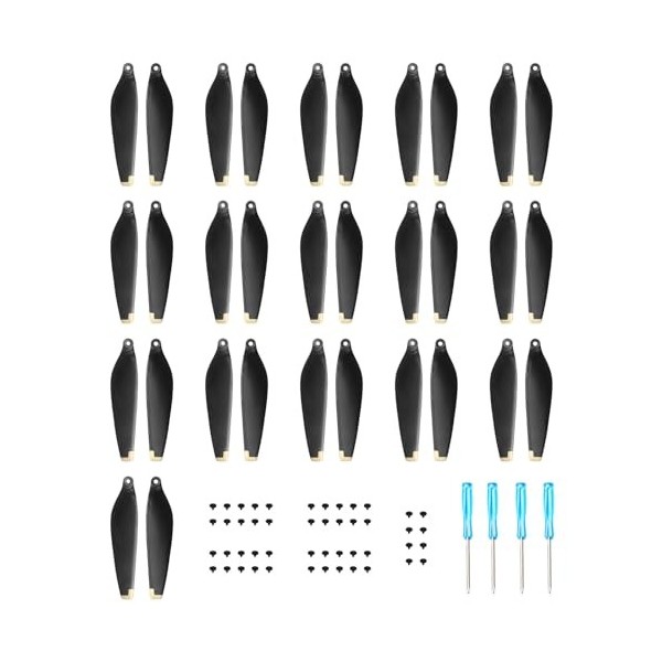 32 Pièces Hélice pour DJI Mini 4 Pro/Mini 3 Pro Hélice de Rechange pour DJI Mini 4 Pro/Mini 3 Pro Accessoires de Drone Exclus