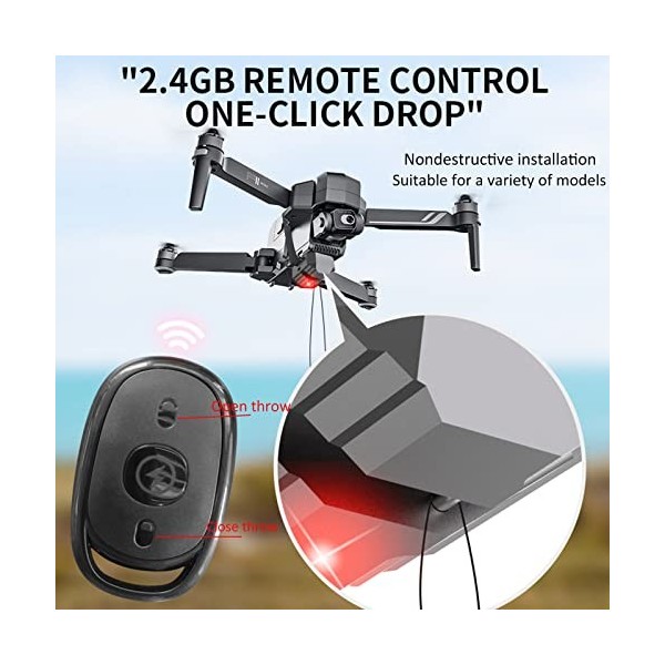 OBEST Lanceur de drone, système de lancement télécommandé, charge USB, 120 minutes d’autonomie pour DJI Mini 3 Pro, Mini 2, M