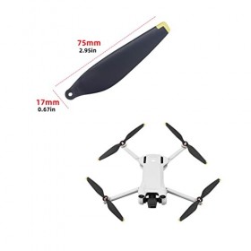 ZYGY Lot de 24 hélices pour drone DJI MINI 3 PRO pour photographie aérienne - Lame Mavic Mini 3 Pro - Réduction du bruit - Ac