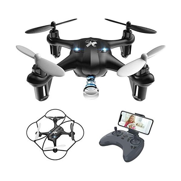 ATOYX AT-96 Drone avec Caméra HD FPV Drone Enfant WiFi Hélicoptère Télécommande avec Mode sans Tête, Maintien dAltitude, 360