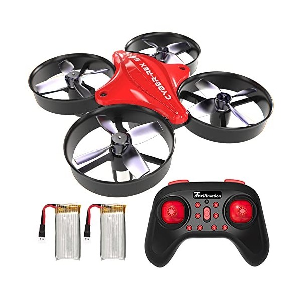 Tiny Hawk Mini Drone pour Enfant, Hélicoptère Télécommandé avec Maintien de laltitude, Mode Sans Tête, Flips 3D et 3 Vitesse