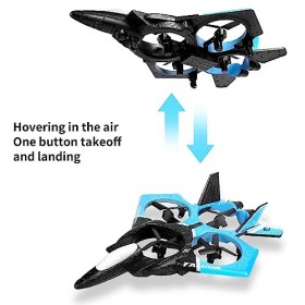 Drone RC pour enfants débutants, drone RC avec lumières LED, drones quadricoptères à rotation à 360°, maintien de la hauteur,