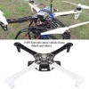 Dilwe kit de Cadre de Drone avec Panneau intégré de Carte PCB de Quadcopter pour DJI F450