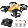 ATOYX 66C RC Mini Drone avec Télécommande Fonction de Suspension Altitude Mode Headless 3 vitesses 3D Flip Protections à 360°