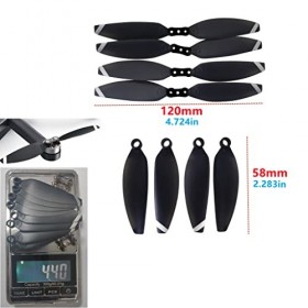 ZYGY 24 PCS Hélice pour HS175D HT50 X500pro X650 Z6pro W3 F11MINI F7MINI V11MINI Photographie Aérienne Pliable Quadcopter Acc