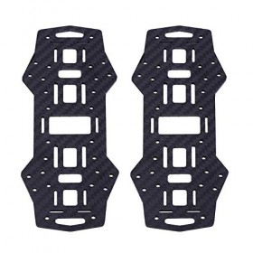 Xinwoer Ensemble de Cadre de Drone avec vis, 2 Types d’Appareil RC Kit de Cadre de Drone pour aéronef quadricoptère 250MM RC 