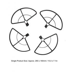 SUNGOOYUE Protecteur Dhélice de Drone 4 Pièces, Garde Dhélice de Drone RC Antichoc PC ABS Haute Résistance pour Mavic 3