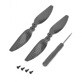 Keen so Hélices pour Drones Accessoires pour pales de Drones en Fibre de Carbone pour DJI Mavic Mini Noir 2 Pair 