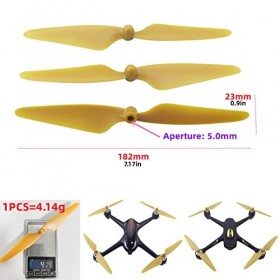 Lot de 20 hélices de rechange pour drone Hubsan H501S H501A H501C H501M H501S pro MJX B3 Bugs 3 B3H B2W F17 F100 HS700 D80 po