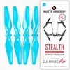 Hélices Master Airscrew Stealth pour DJI Mavic Air - Bleu, 4 pièces