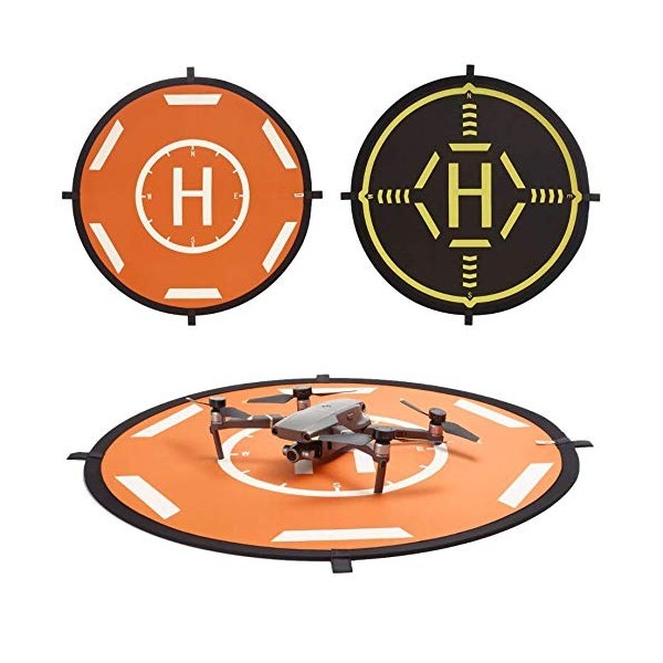 MotuTech Landing Pad Tapis datterrissage Aire Pliable Double Face pour DJI FPV Mavic Mini 2/1 Air 2/1 Pro Mavic 2 Pro Zoom S