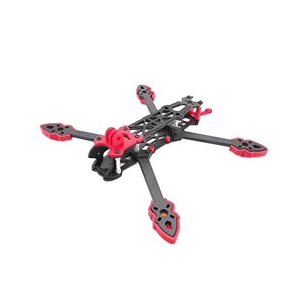 RC FPV Drone Quad Frame, Remplacement Empattement 225mm Professionnel Installation Facile FPV Racing Drone Cadre Absorption d