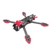 RC FPV Drone Quad Frame, Remplacement Empattement 225mm Professionnel Installation Facile FPV Racing Drone Cadre Absorption d