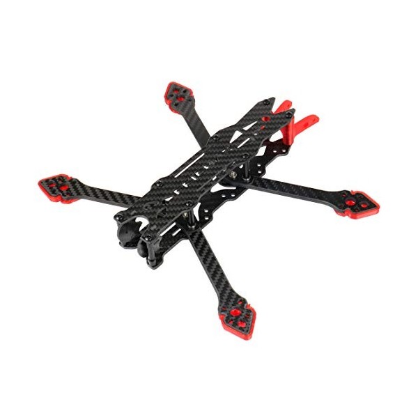 FEICHAO 225mm Kit Freestyle de Cadre de Drone de Course 5 Pouces avec Support de caméra imprimé 3D Compatible pour caméra Gop