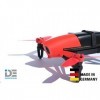 Capot en plastique pour drone Parrot Bebop 1 rouge