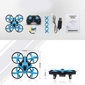 AILOVA RC Drone, H36 Mini 2.4G Drone Télécommande Six Axes Gyroscope Petite Soucoupe Volante