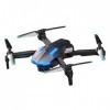 Drone avec caméra unique 4K FPV pour enfants et adultes Mini avion RC pliable WiFi RC Quadcopter Drone Off Track Headless - U