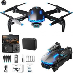 Drone avec caméra unique 4K FPV pour enfants et adultes Mini avion RC pliable WiFi RC Quadcopter Drone Off Track Headless - U