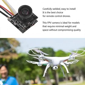 Caméra Micro FPV, 800TVL Caméra FPV AIO Noire Facile à Installer pour Drones FPV