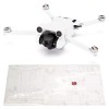 WRAPGRADE Skin Compatible avec DJI Mini 3 Pro Racing White 